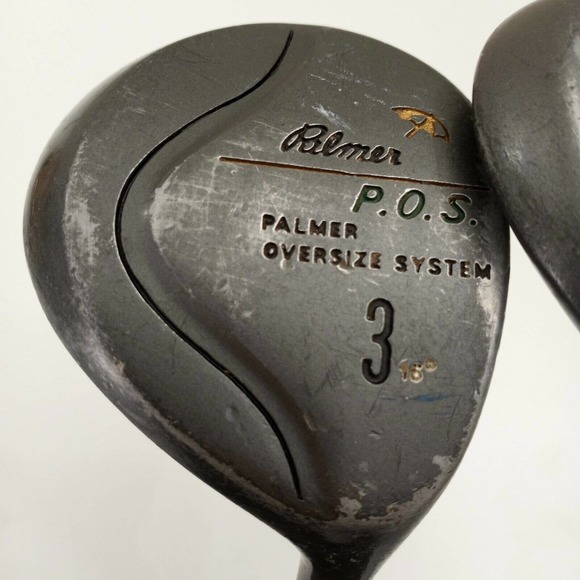 Arnold Palmer P.O.S. Oversize 3 & 5 Wood Set Right-Handed Steel Needs Regripping - Picture 5 of 10